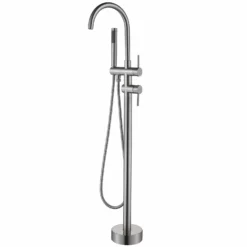 Double Handle Floor Mounted Freestanding Tub Filler RB0752