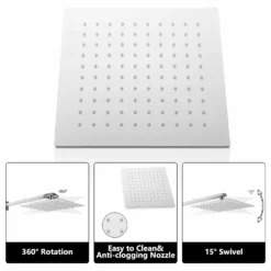 Pressure-Balanced Wall Mount Complete Shower System RB0821 -Cheap RBrohant Store 3 59a62f0c 02c4 42f2 9cd8 4e05e0a4a95a