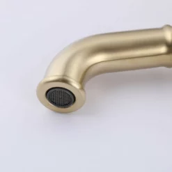 Single Handle Floor Mounted Bathtub Filler With Hand Shower Brushed Gold AD7013BG -Cheap RBrohant Store AD7013BG 6