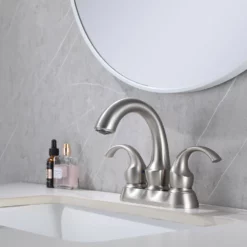 Antique Bathroom Sink Faucet Deck Mounted Double Handle Retro Style YS002/ YS003 -Cheap RBrohant Store ADYS003 4