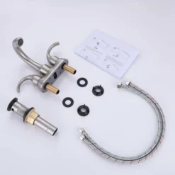 Antique Bathroom Sink Faucet Deck Mounted Double Handle Retro Style YS002/ YS003 -Cheap RBrohant Store ADYS003 7