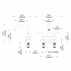 Antique Bathroom Sink Faucet Deck Mounted Double Handle Retro Style YS002/ YS003 -Cheap RBrohant Store ADYS003 8