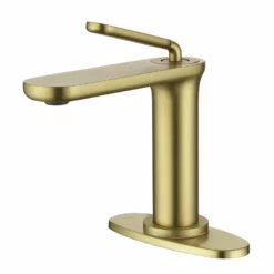 Deck Mount Single Hole Faucet Bathroom Sink Faucet -Cheap RBrohant Store DSC 2455