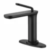 Deck Mount Single Hole Faucet Bathroom Sink Faucet