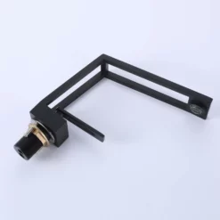 Contemporary Creative Design Bathroom Faucet Matte Black Lavatory Vanity Mixer Tap JK0071 -Cheap RBrohant Store JK0071 6