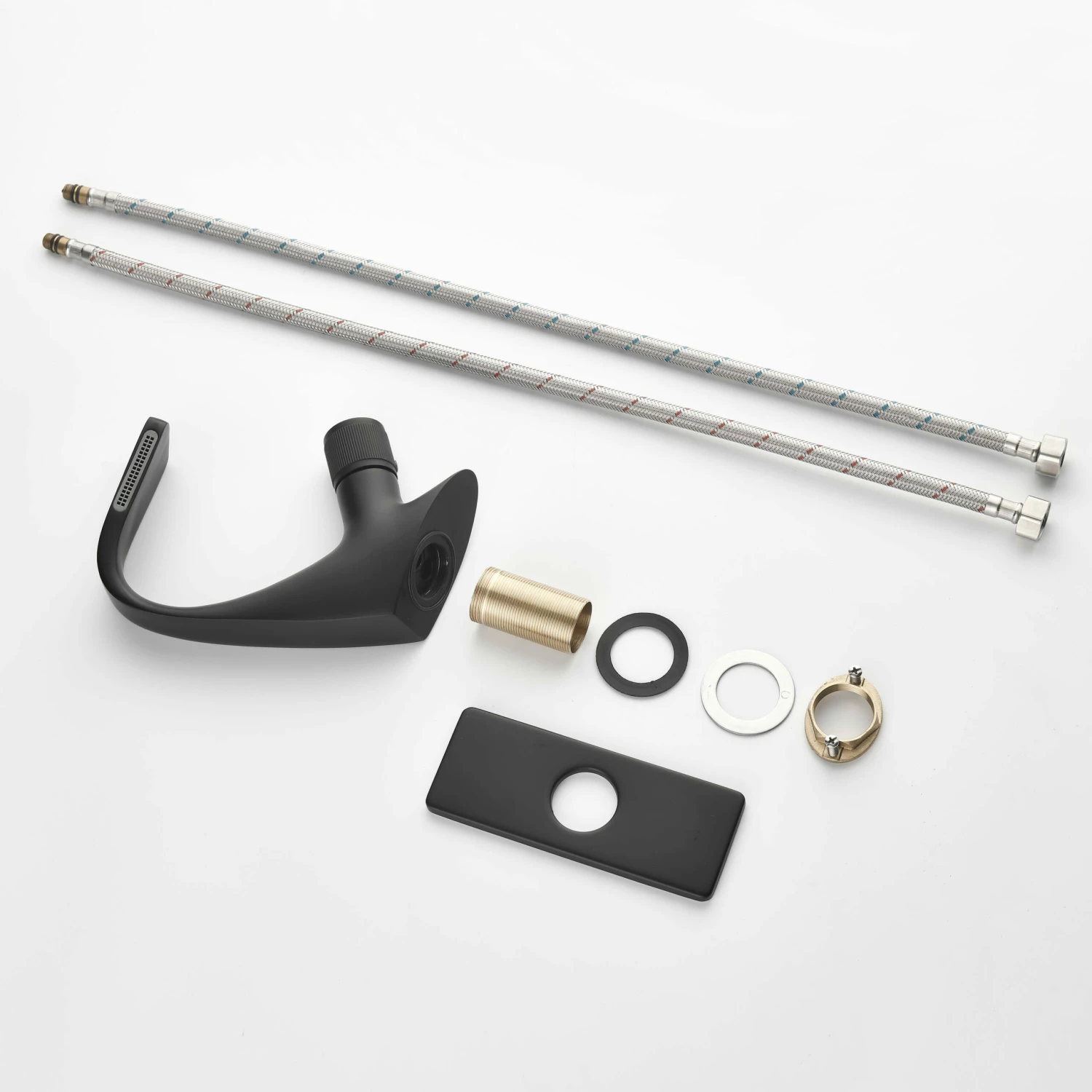 Single Handle Hot And Cold Water Mixer Tap Lavatory Vanity Sink Waterfall Faucet JK0083 7 Single Handle Hot And Cold Water Mixer Tap Lavatory Vanity Sink Waterfall Faucet JK0083 - Image 7