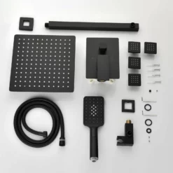 Rain Shower System With 4 Body Jets And Pressure Balanced Valve JK0084 -Cheap RBrohant Store JK0084 10