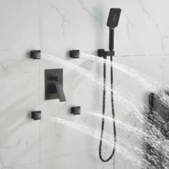 Rain Shower System With 4 Body Jets And Pressure Balanced Valve JK0084 -Cheap RBrohant Store JK0084 5