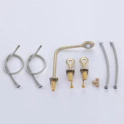 Unique Rain Curtain Design Two Handle Basin Mixer Faucet Brushed Gold JK0088 -Cheap RBrohant Store JK0088 9 a43af33b 9e74 402f ab9e 448836c0e4a4