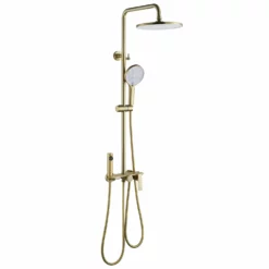Shower System 4-Function Exposed Shower Faucet Set With Spray Gun And Tub Spout JK0103