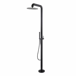 Stainless Steel Freestanding Outdoor Shower With Detachable Shower Head JK0157