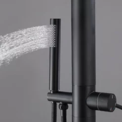 Stainless Steel Freestanding Outdoor Shower With Detachable Shower Head JK0157 -Cheap RBrohant Store JK0157 5