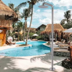 Outdoor Shower With Rain Shower And Handheld Shower Head For Outside/Poolside/Patio Drench Shower JK0158 -Cheap RBrohant Store JK0158 3