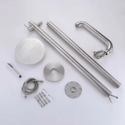 Outdoor Shower With Rain Shower And Handheld Shower Head For Outside/Poolside/Patio Drench Shower JK0158 -Cheap RBrohant Store JK0158 8