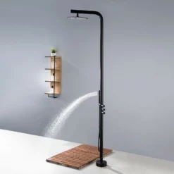 Standing Floor Outdoor Shower Column With Hand Shower JK0180 -Cheap RBrohant Store JK0180 4