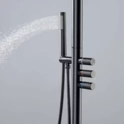 Standing Floor Outdoor Shower Column With Hand Shower JK0180 -Cheap RBrohant Store JK0180 5