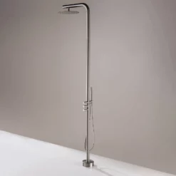 Freestanding Outdoor Shower Fixtures With Overhead Shower Head And Handheld JK0181 -Cheap RBrohant Store JK0181 3