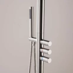 Freestanding Outdoor Shower Fixtures With Overhead Shower Head And Handheld JK0181 -Cheap RBrohant Store JK0181 6