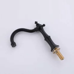 Double Cross Handle Matte Black Widespread Bathroom Faucet JK0199 -Cheap RBrohant Store JK0199 6