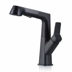 Bathroom Sink Faucet With Pull Out Spray Liftable Dual Mode Basin Mixer Faucet JK0219