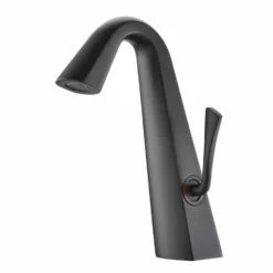 Single Hole Deck Mount Hot And Cold Mix Stylish Bathroom Sink Faucet JK0277