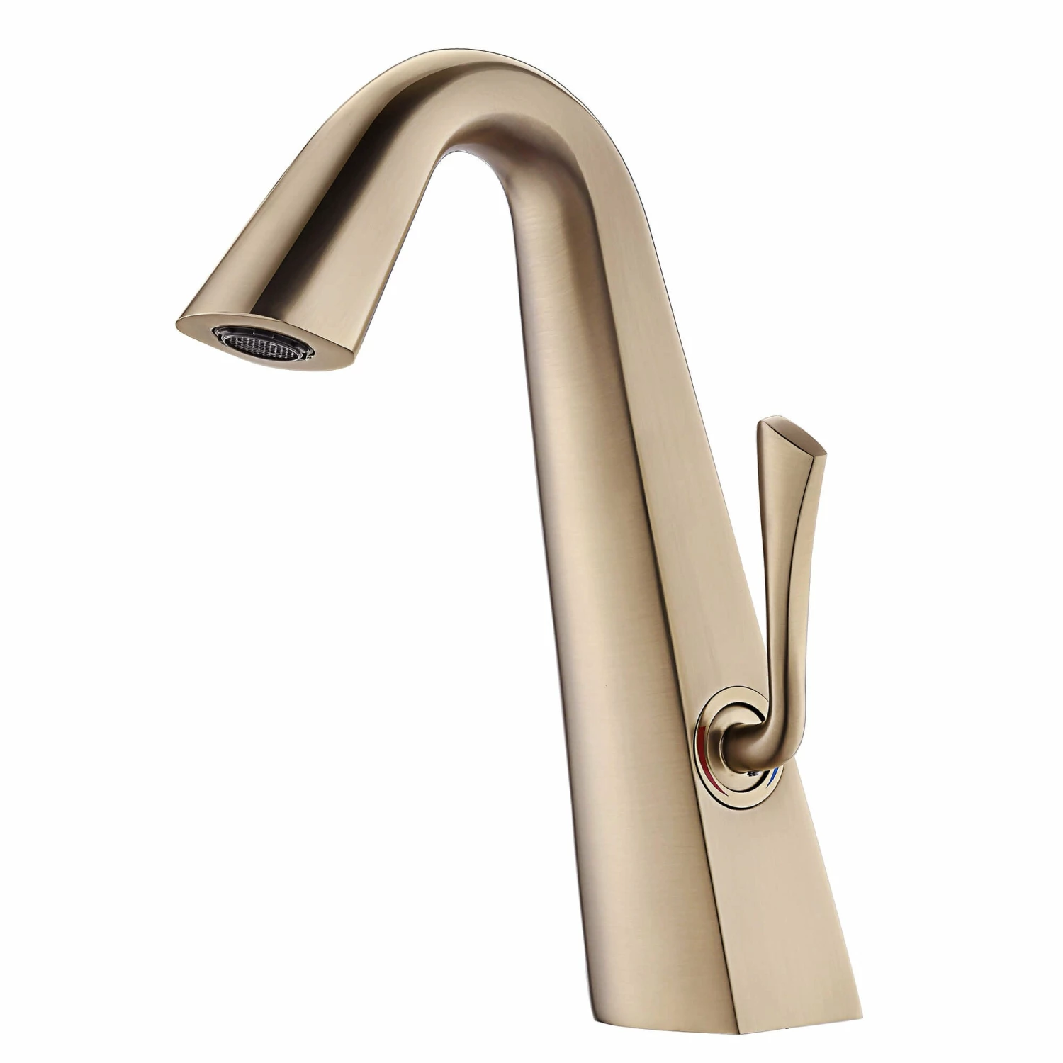 Modern Bathroom Sink Faucet Single Hole Single Handle Brushed Gold JK0278 1 Modern Bathroom Sink Faucet Single Hole Single Handle Brushed Gold JK0278
