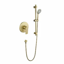 Slide Bar Handheld Shower System With 3-Function Hand Shower And Rough-In Valve LYJ0013