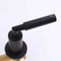 Wall Mount Bathroom Faucet 2 Handle Solid Brass Matte Black RB0735 -Cheap RBrohant Store RB0735 4 d419fadb fbc4 4c57 8e97 62de81cb6846