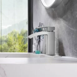 Single Handle 1 Hole Bathroom Faucet In Brushed Nickel RB0760-BN 14 Single Handle 1 Hole Bathroom Faucet In Brushed Nickel RB0760-BN -Cheap RBrohant Store RB0760 BN 3