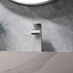 Single Handle 1 Hole Bathroom Faucet In Brushed Nickel RB0760-BN 18 Single Handle 1 Hole Bathroom Faucet In Brushed Nickel RB0760-BN -Cheap RBrohant Store RB0760 BN 7