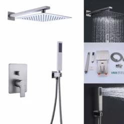 Pressure-Balanced Wall Mount Complete Shower System RB0821 -Cheap RBrohant Store RB0821