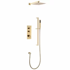 Large Flow Stainless Steel Thermostatic Shower System RB0841
