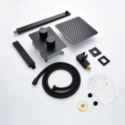 Wall Mount Large Flow Thermostatic Shower System With Rough-In Valve RB0842 -Cheap RBrohant Store RB0842 8 84d0b075 6811 4fd7 9227 ecdf0beb858c