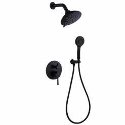 Wall Mount Rainfall Shower System With 5-function ShowerHead RB0865