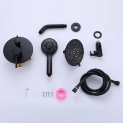 Wall Mount Rainfall Shower System With 5-function ShowerHead RB0865 -Cheap RBrohant Store RB0865 9 5b621ac4 d37f 4449 9fe8 da0df8130b9b