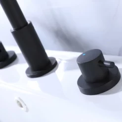 Matte Black Widespread Bathroom Vanity Sink Faucet RB0897 10 Matte Black Widespread Bathroom Vanity Sink Faucet RB0897 -Cheap RBrohant Store RB0897 3