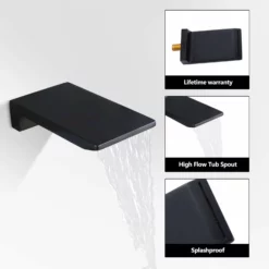 3-Function Pressure-Balanced Rain Shower System With Tub Spout RB0906 -Cheap RBrohant Store RB0906 7