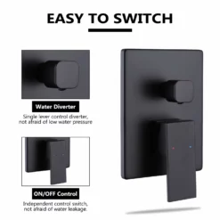 3-Function Pressure-Balanced Rain Shower System With Tub Spout RB0906 -Cheap RBrohant Store RB0906 8 aa180765 7c5c 46f5 ace6 2f73dc93c5aa