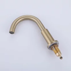 Deck Mounted Two Handle Matte Black Widespread Bathroom Faucet RB0763 -Cheap RBrohant Store RB0926 4