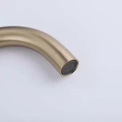 Deck Mounted Two Handle Matte Black Widespread Bathroom Faucet RB0763 -Cheap RBrohant Store RB0926 6