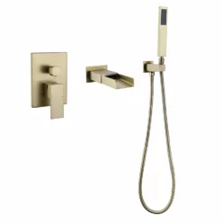 Wall Mounted Bathtub Faucet With Handheld Shower RB0930