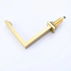 Widespread Bathroom Faucet 3 Hole Brushed Gold Basin Lavatory Mixer Tap RB0956 -Cheap RBrohant Store RB0956 5