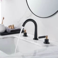 Widespread Bathroom Faucet Deck Mount 2 Handle Sink Vanity Faucet RB0959 10 Widespread Bathroom Faucet Deck Mount 2 Handle Sink Vanity Faucet RB0959 -Cheap RBrohant Store RB0959 3