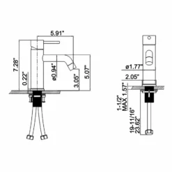 Brushed Gold Single Hole Bathroom Sink Faucet Basin Lavatory Faucet RB0960 -Cheap RBrohant Store RB0960 8 fd4bf8a5 253d 4551 a8fd 738b0ab20567