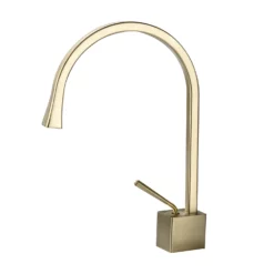 High Arc Single Handle One Hole Bathroom Lavatory Vanity Faucet RB0964