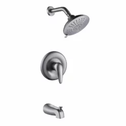 Wall Mounted Shower Fixtures With Rough-In Valve And Tub Spout RB1011