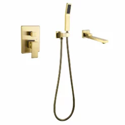Wall Mounted Bathtub Faucet With Hand Shower RB1015