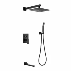 Wall Mount Shower System With Tub Spout And Hand Shower RB1018