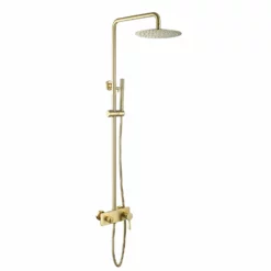Wall Mount 3-Function Complete Shower System With Rough-In Valve RB1039