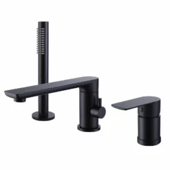 Bathtub Faucet With Handheld Shower Rotatable Spout RB1054